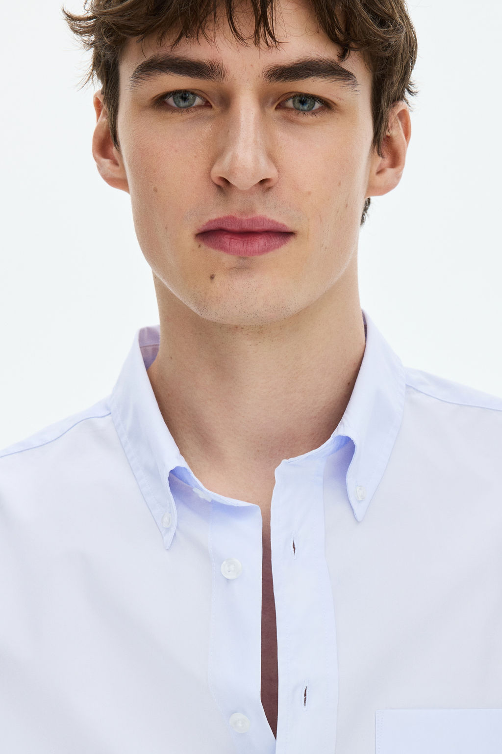 Camisa en popelina de algod?n Relaxed Fit - H&m фото 7