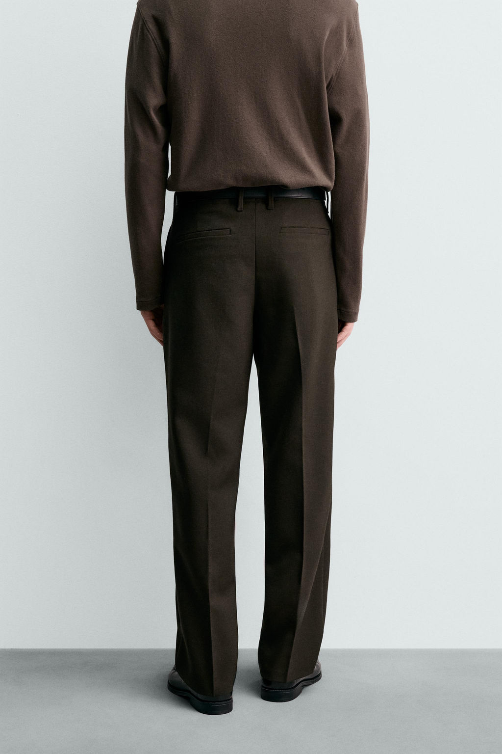 100% WOOL ORIGINS CHINO TROUSERS - Zara фото 13