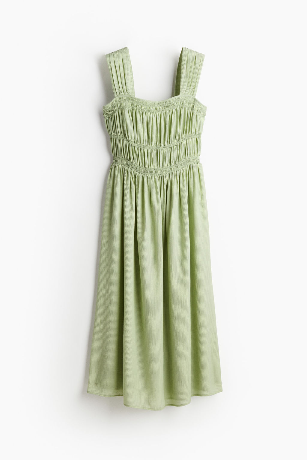 Vestido con cuerpo nido de abeja - H&m фото 8
