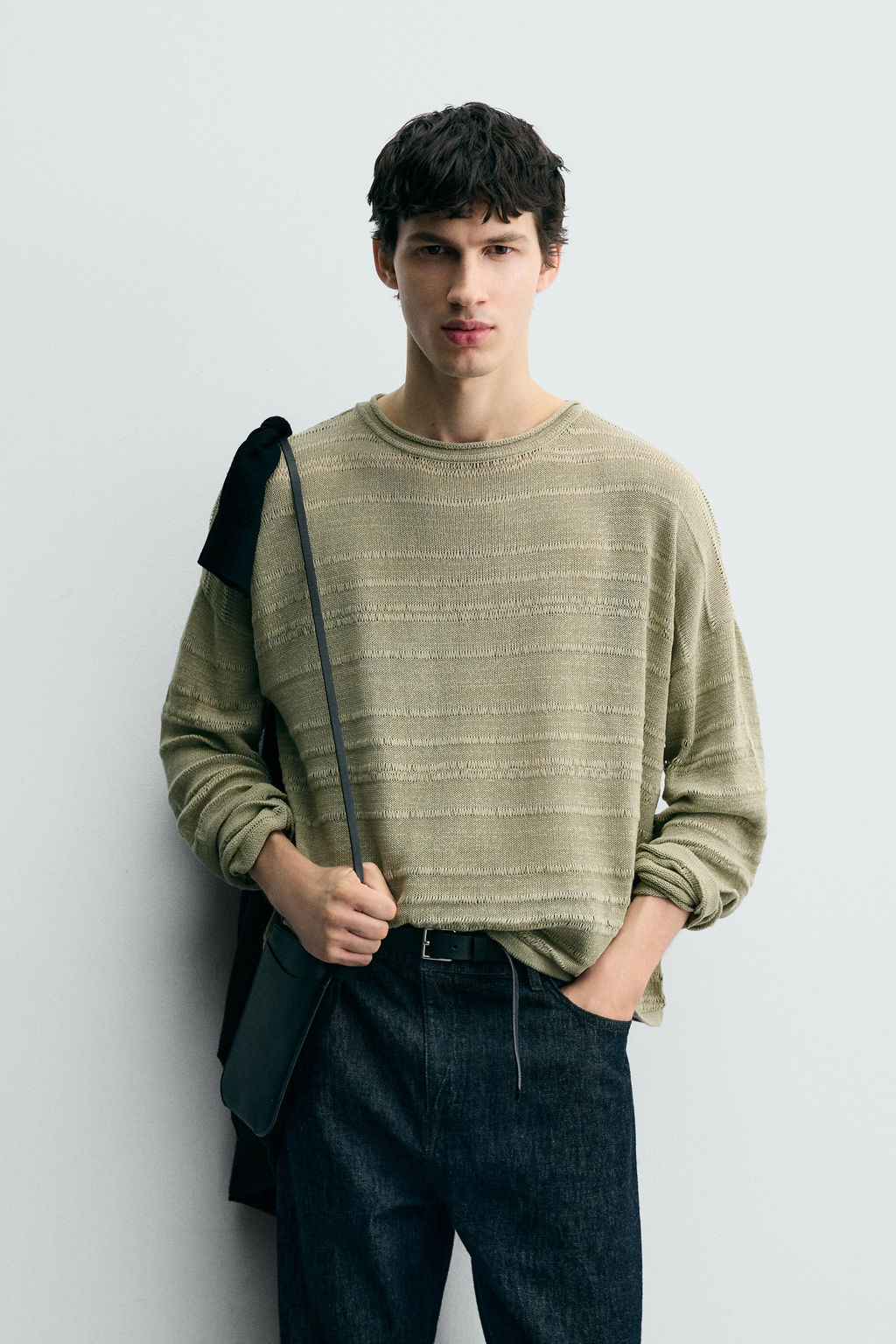 STRIPED JACQUARD SWEATER - Zara фото 2