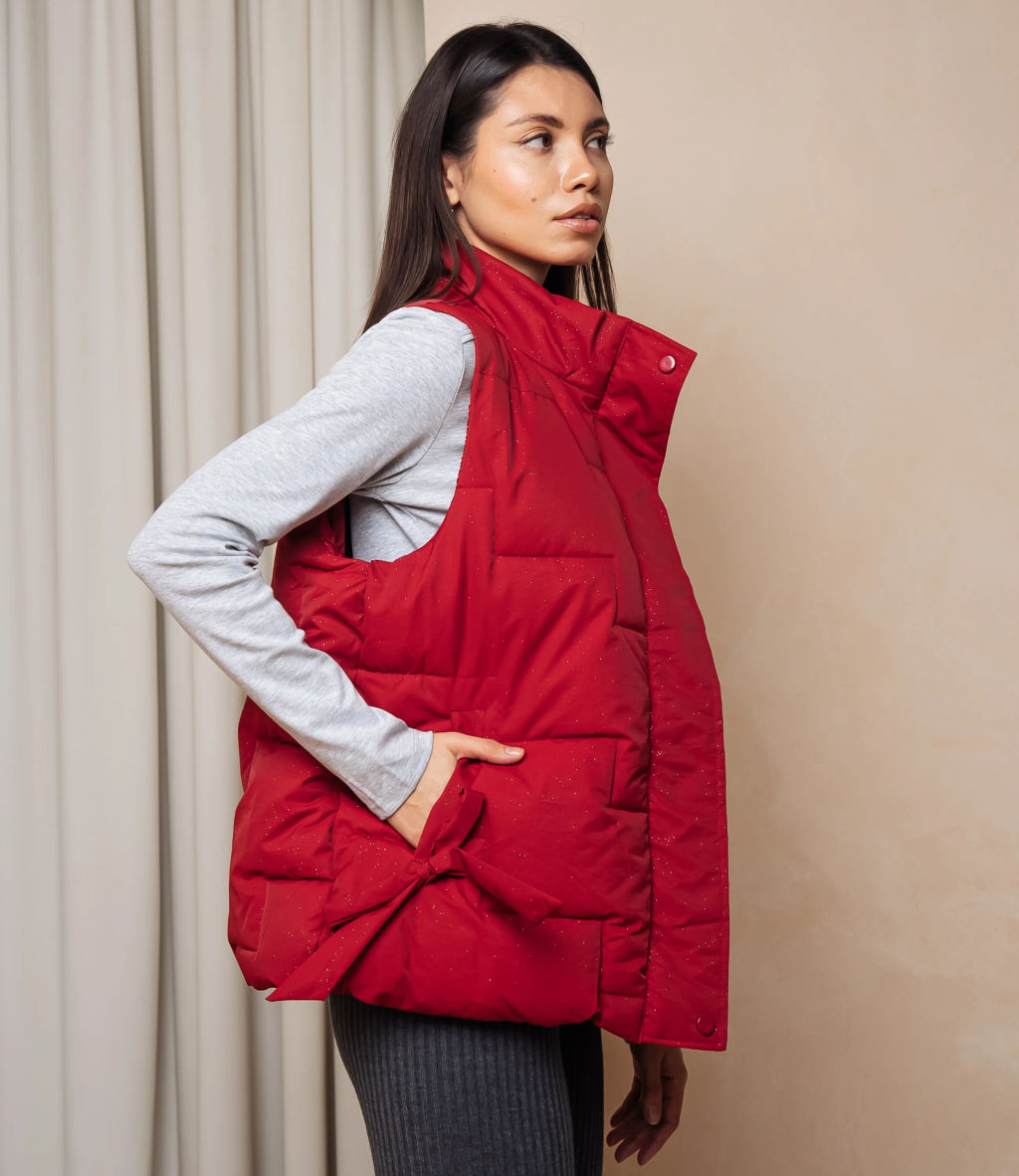 Жилет #КТ2391, красный - Dommod фото 2