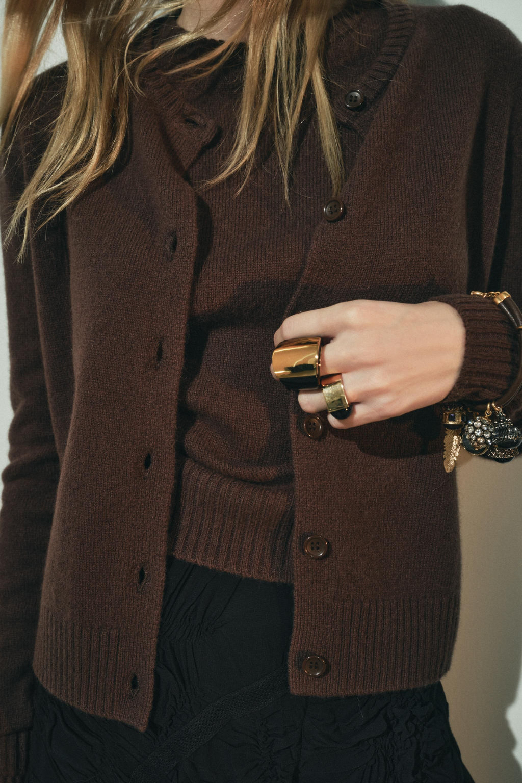 100% WOOL BASIC CARDIGAN - Zara фото 19
