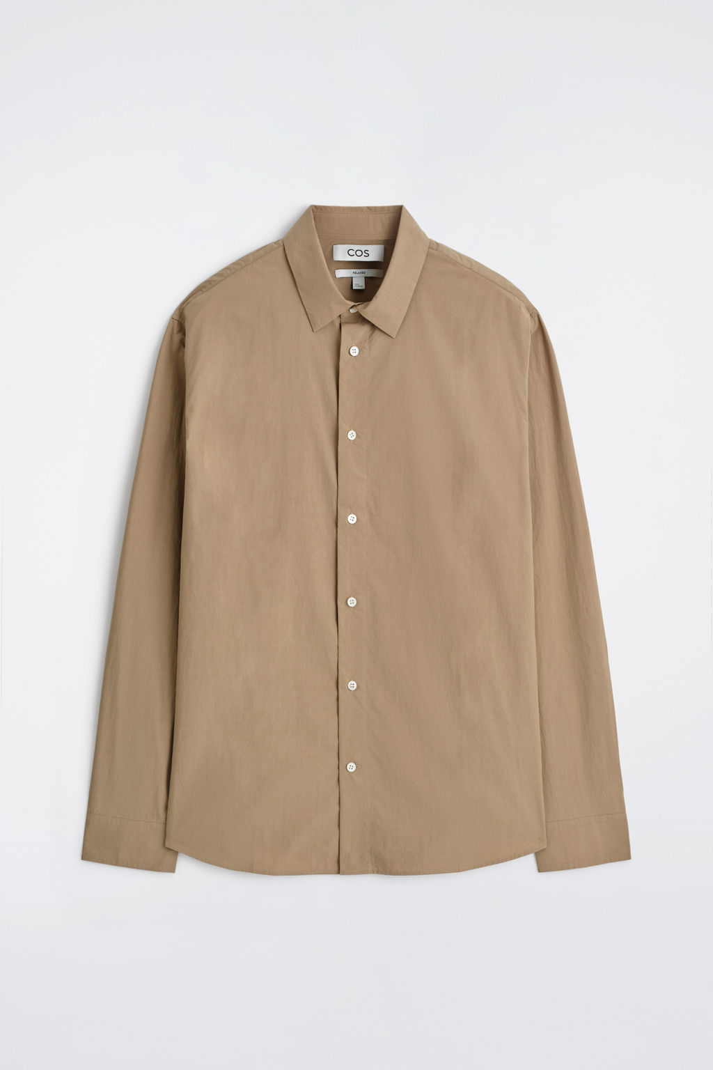 CAMISA DE POPEL?N DE ALGOD?N PIMA RELAXED FIT - H&m фото 2