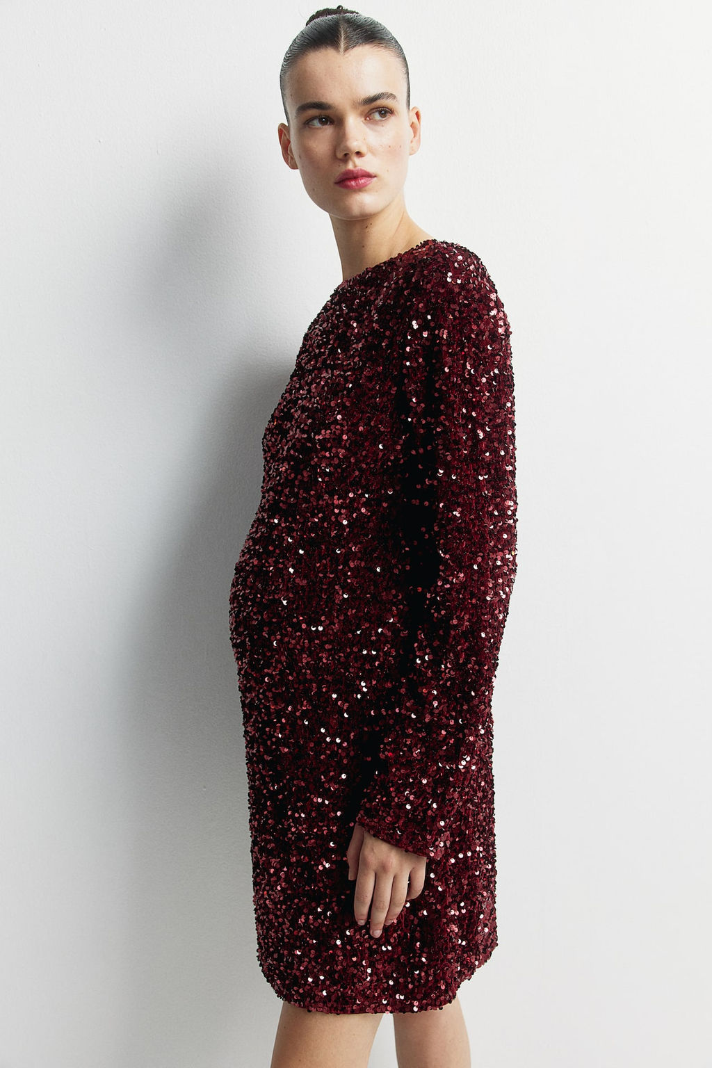 MAMA Vestido de lentejuelas con espalda escotada - H&m фото 4