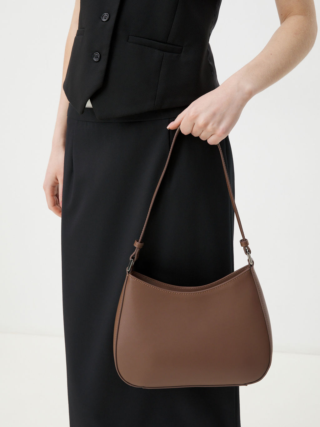 Женская сумка на плечо TENDANCE Артикул 4458609, темно-коричневый фото 4