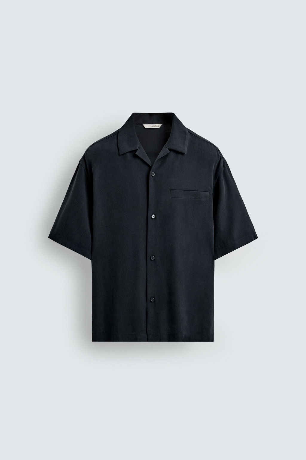 CAMISA FLUIDA RELAXED FIT / Gris azul - Zara фото 8
