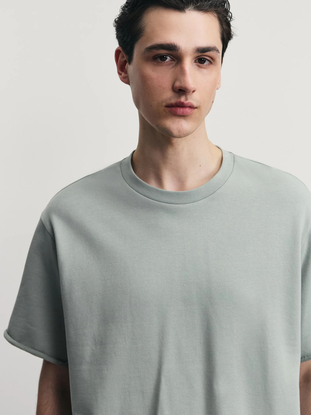 Футболка из плотного хлопка / Zarina фото 14