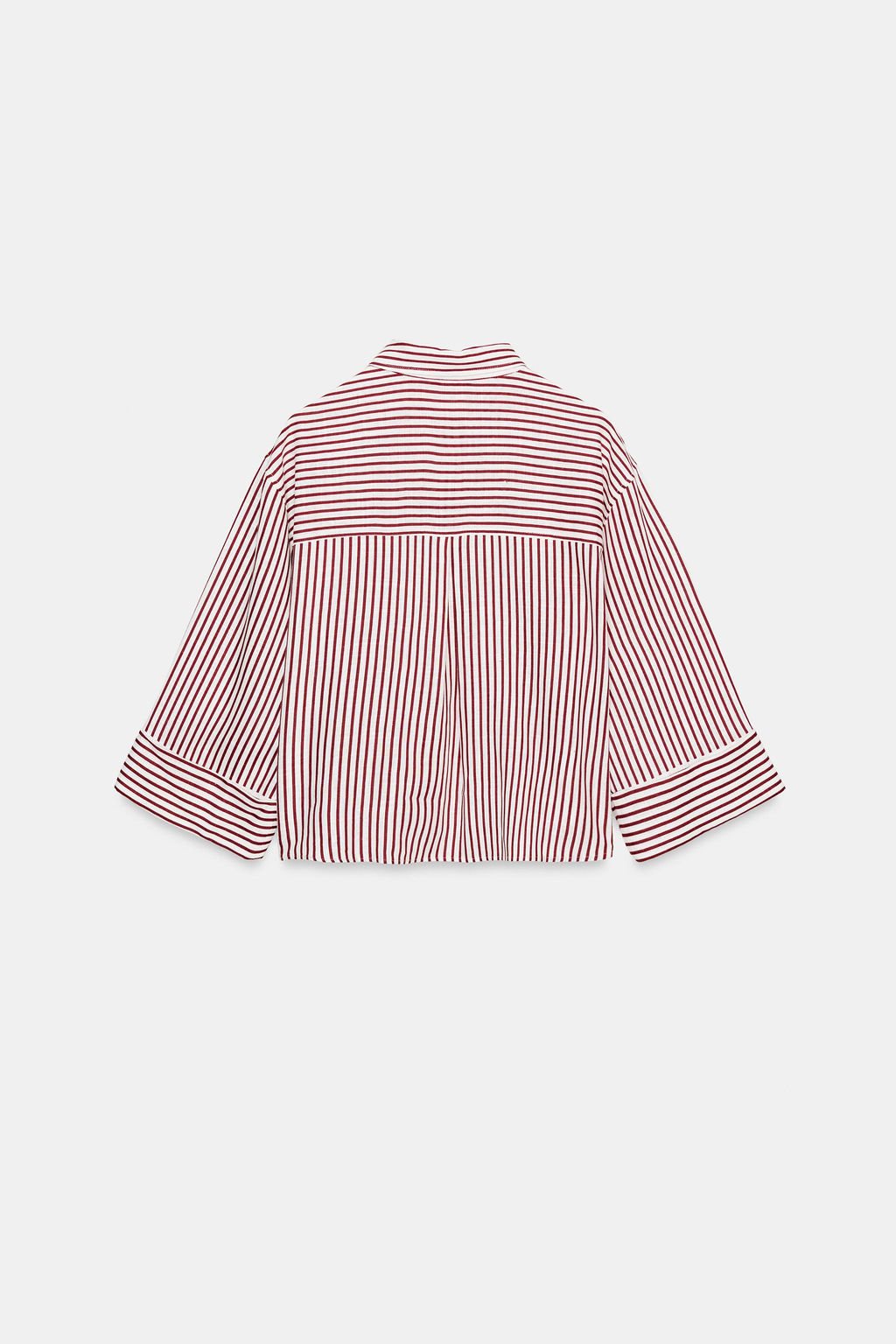 CAMISA RAYAS CON LINO / rayas - Zara фото 8