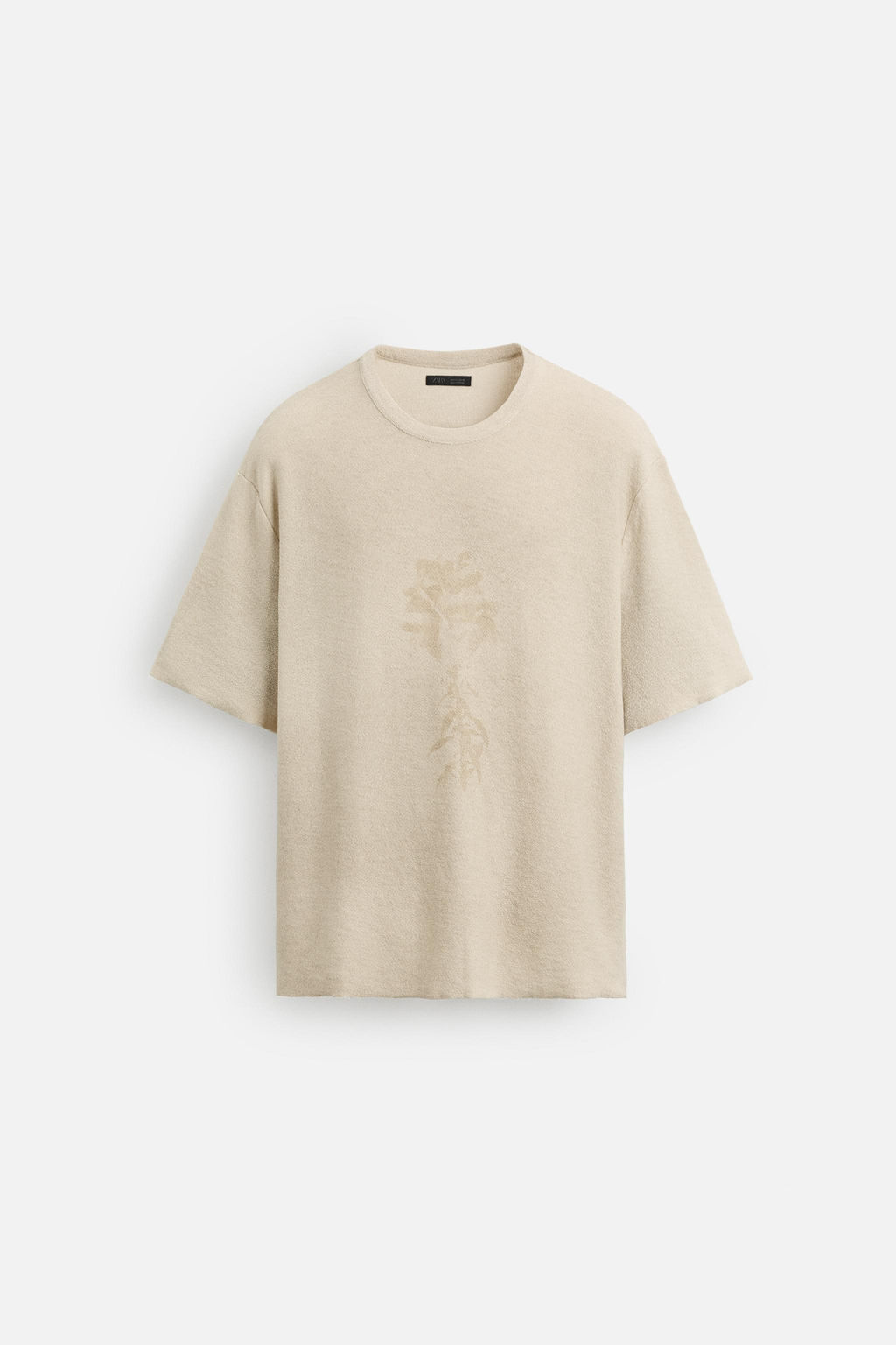 SPRAY PRINT KNIT T-SHIRT - Zara фото 7
