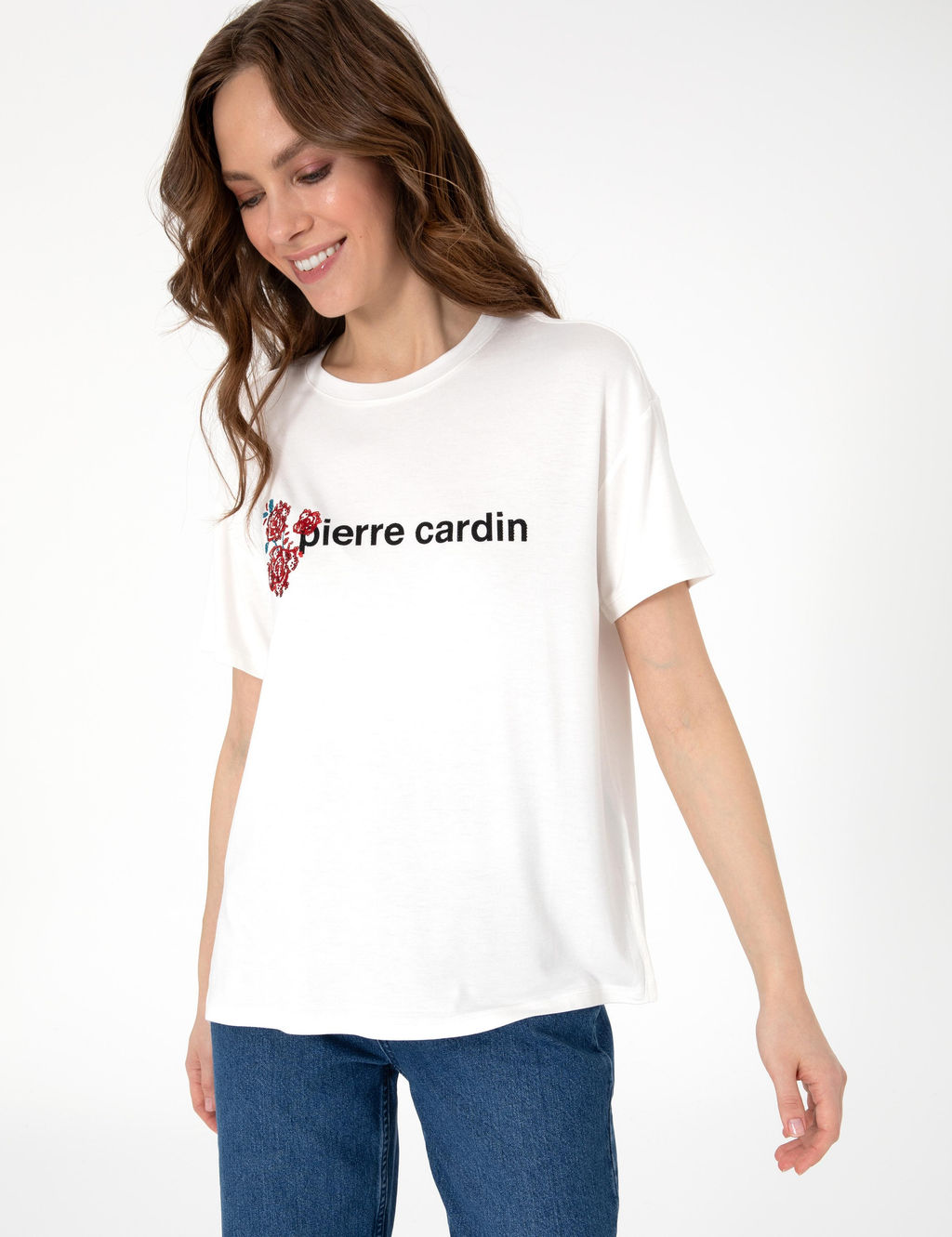 Beyaz Comfort Fit Ti__rt