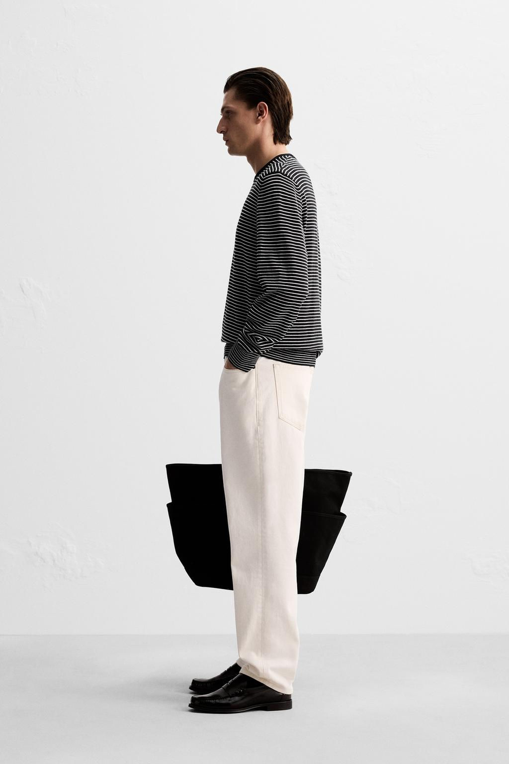 STRIPED JACQUARD SWEATER - Zara фото 4