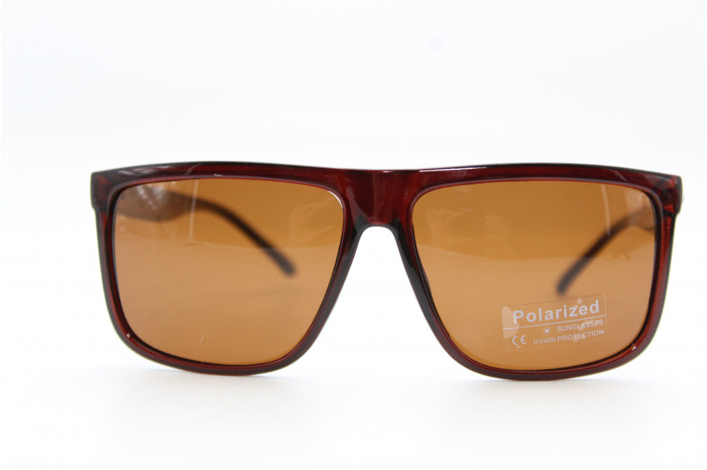 Солнцезащитные очки DECOROZZA POLARIZED 1014 60-16-137 C2 коричн.