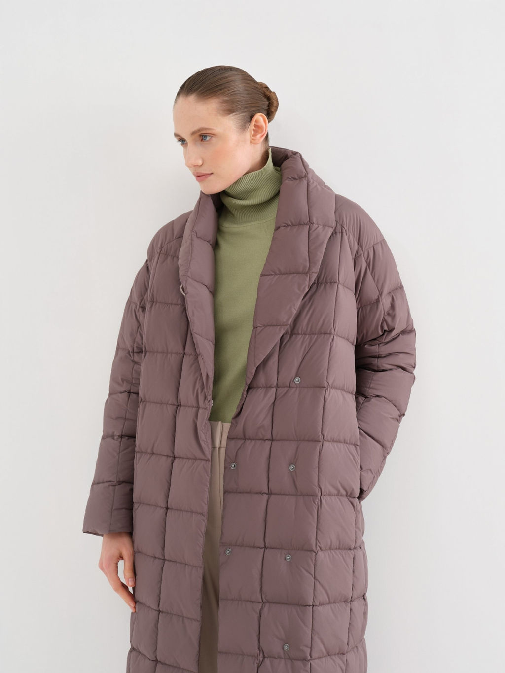 Conso/WDL 230528 - cappuccino Пуховое пальто фото 6