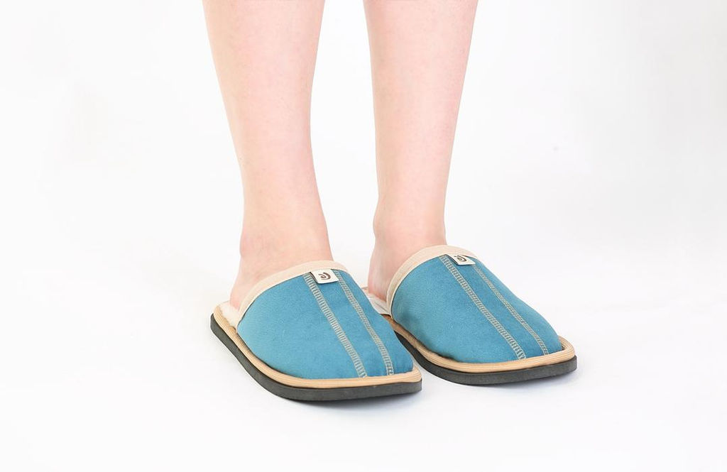 Тапочки-шлепанцы арт.4010-58 МАКО Бирюза - Altro фото 2