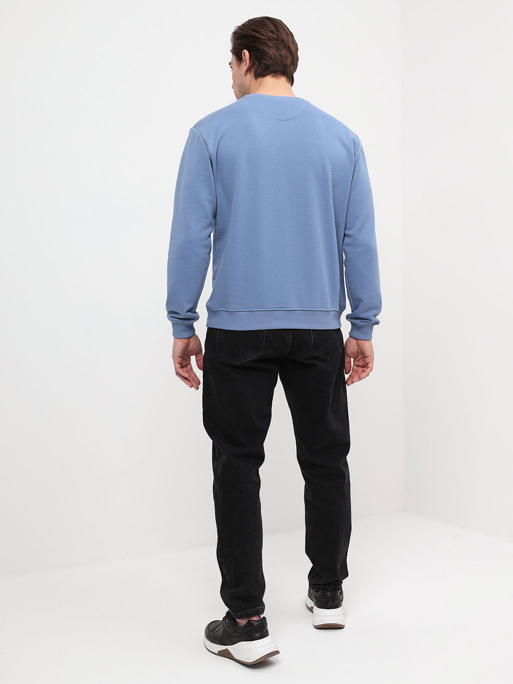 Свитшот мужской GREG G121-OZ03-51 (джинсовый)  фото 4