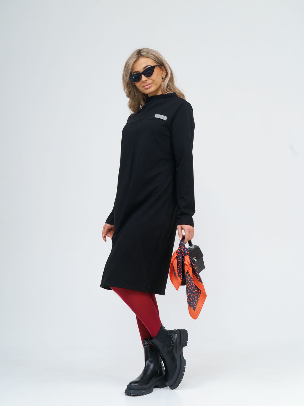 854 Платье "черный"