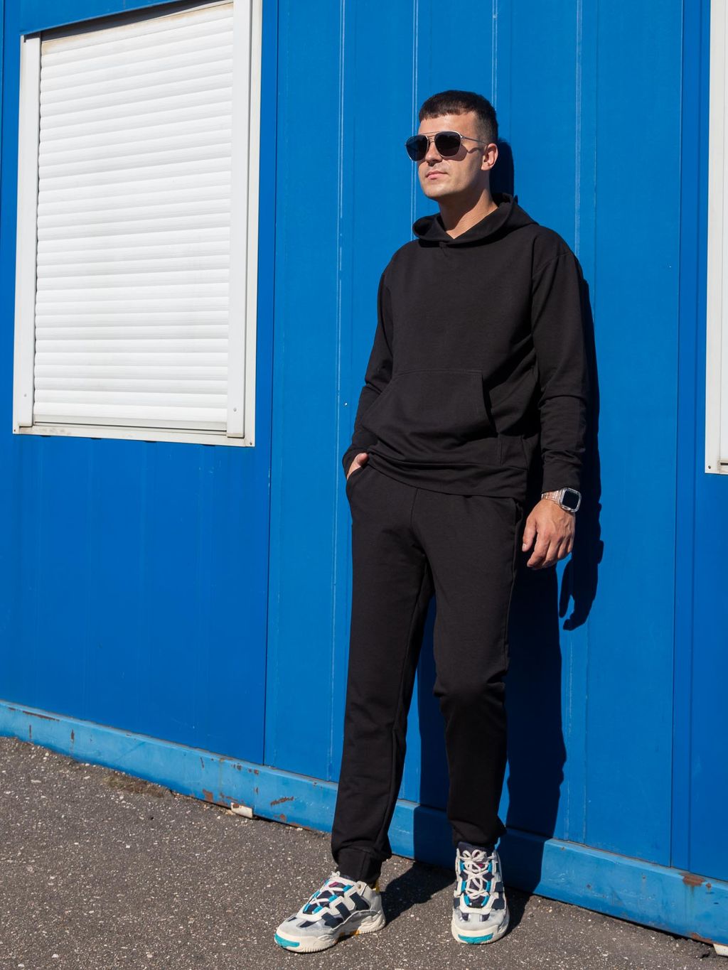 Мужской Спортивный костюм ВТ020 Черный от Спортсоло