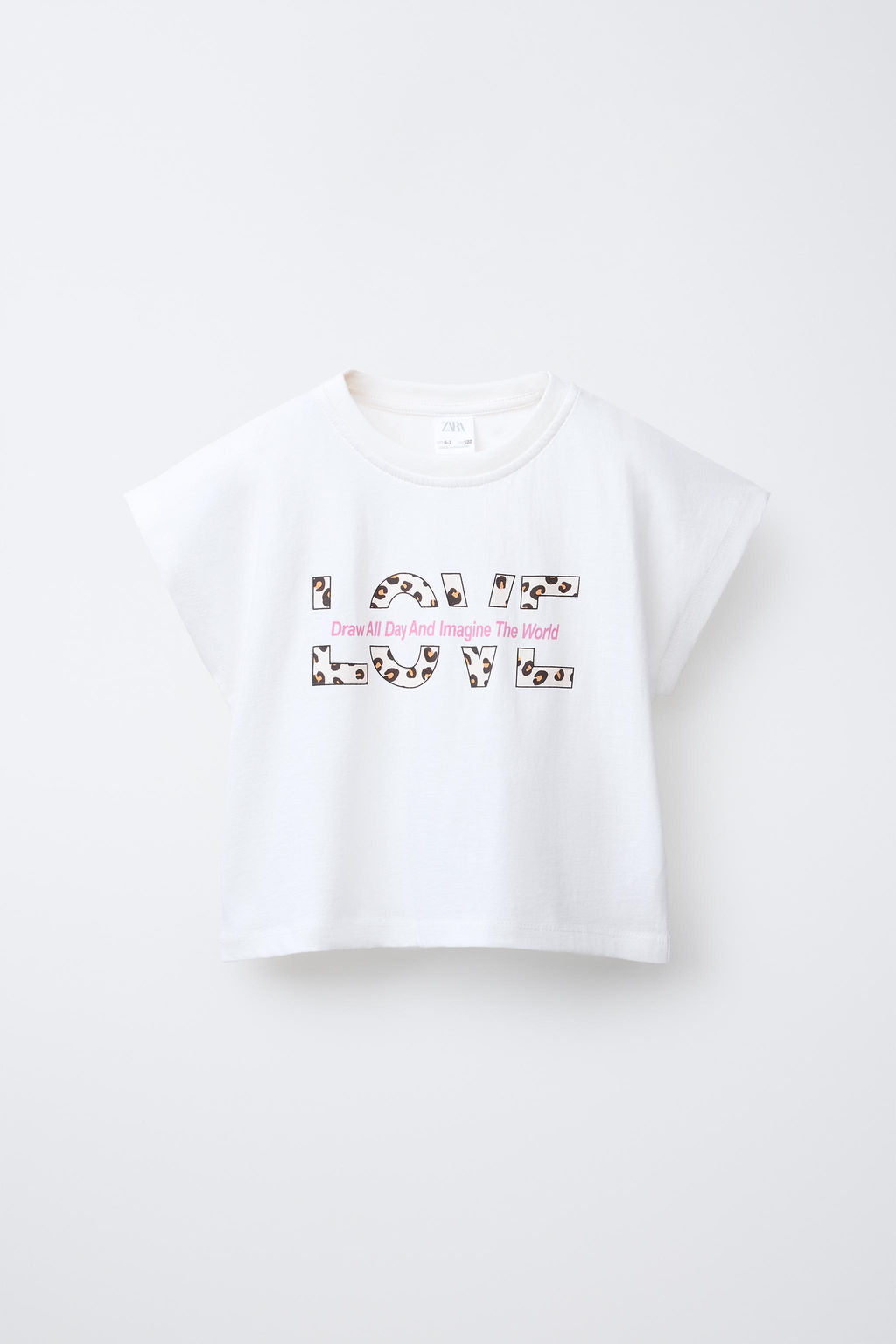 CROPPED T-SHIRT AND PRINTED BERMUDA SHORTS SET - Zara фото 2