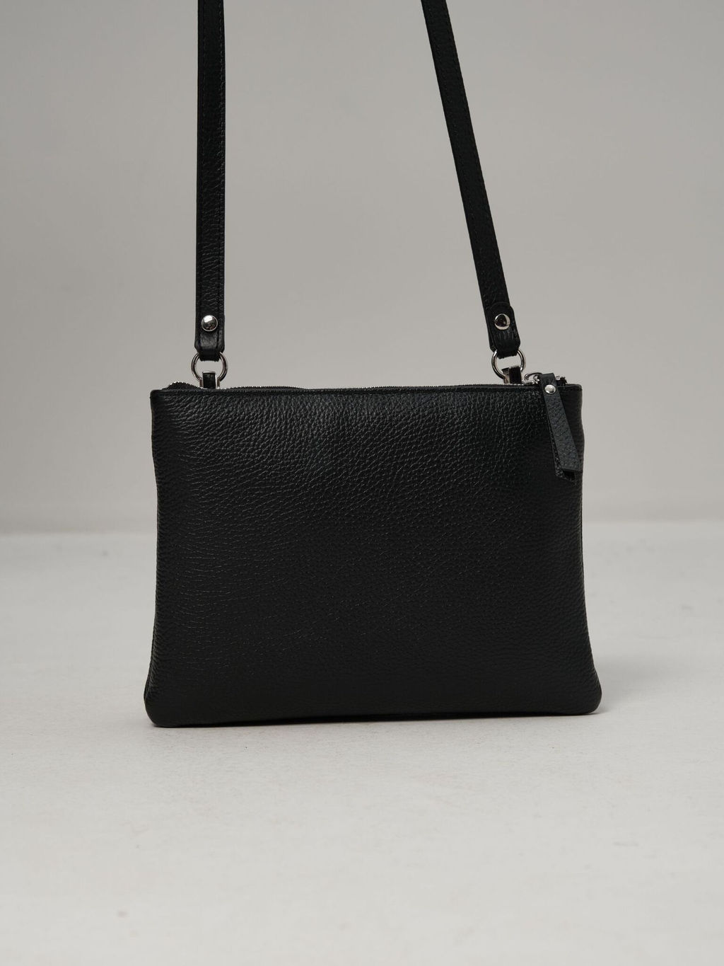 Сумка кожаная на плечо кросс-боди Deboro 31069 черный