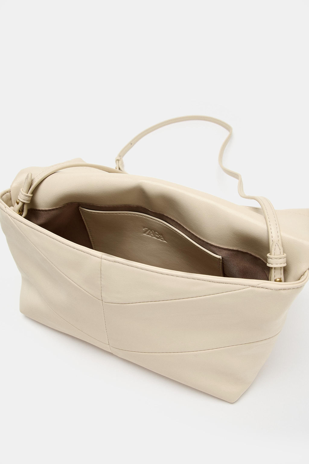 BOLSO SOBRE ACOLCHADO / Crudo - Zara фото 7