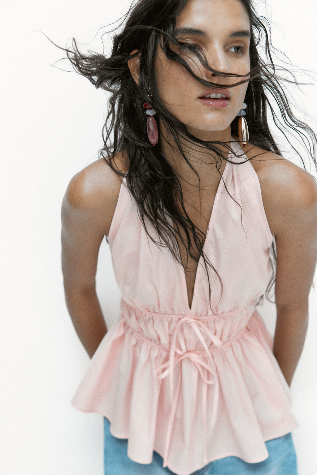 Top halter con peplum - H&m фото 4