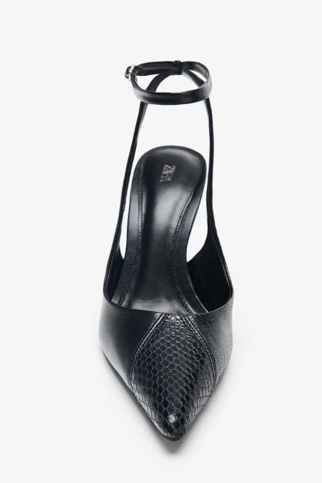 LEATHER HIGH-HEEL SHOES - Zara фото 11
