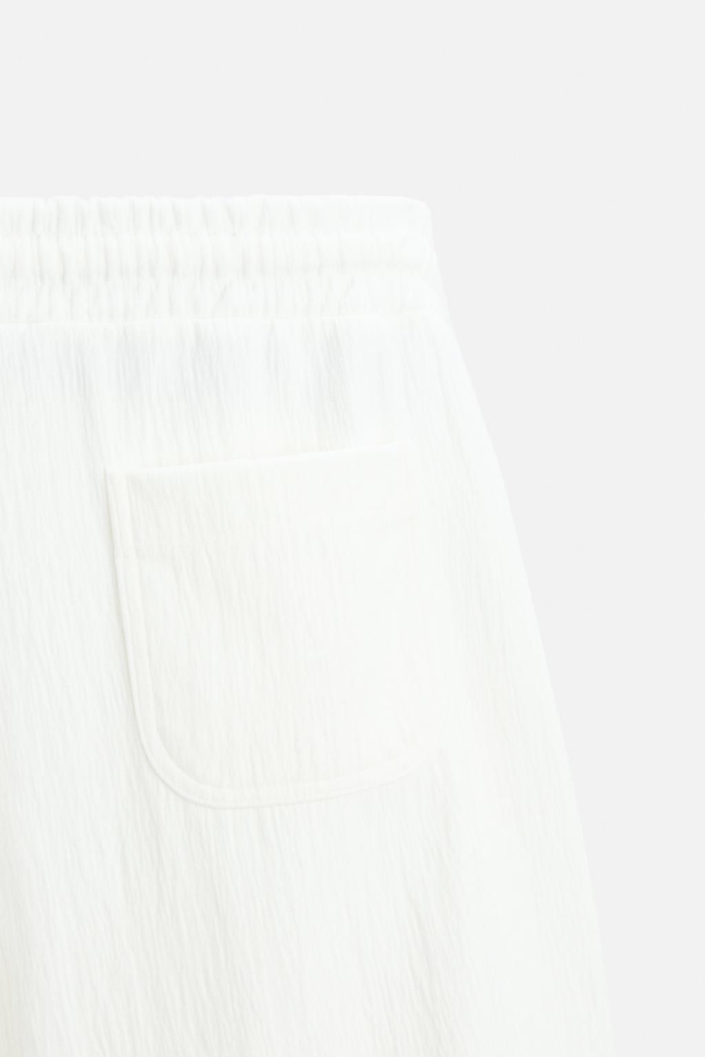 TEXTURED JOGGER BERMUDA SHORTS - Zara фото 8