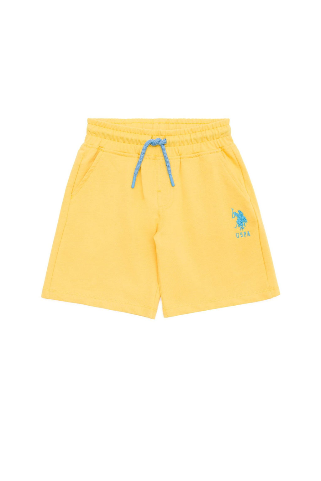 Темно-желтые вязаные шорты для мальчика - U.s. polo assn фото 6