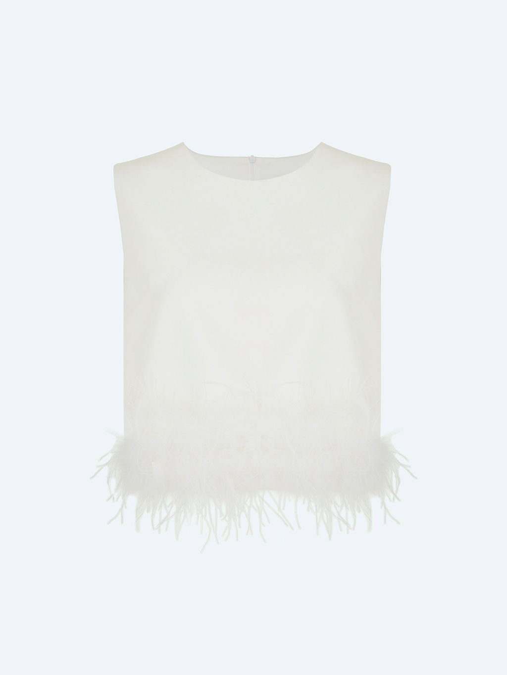 Топ с перьями - Emka фото 5