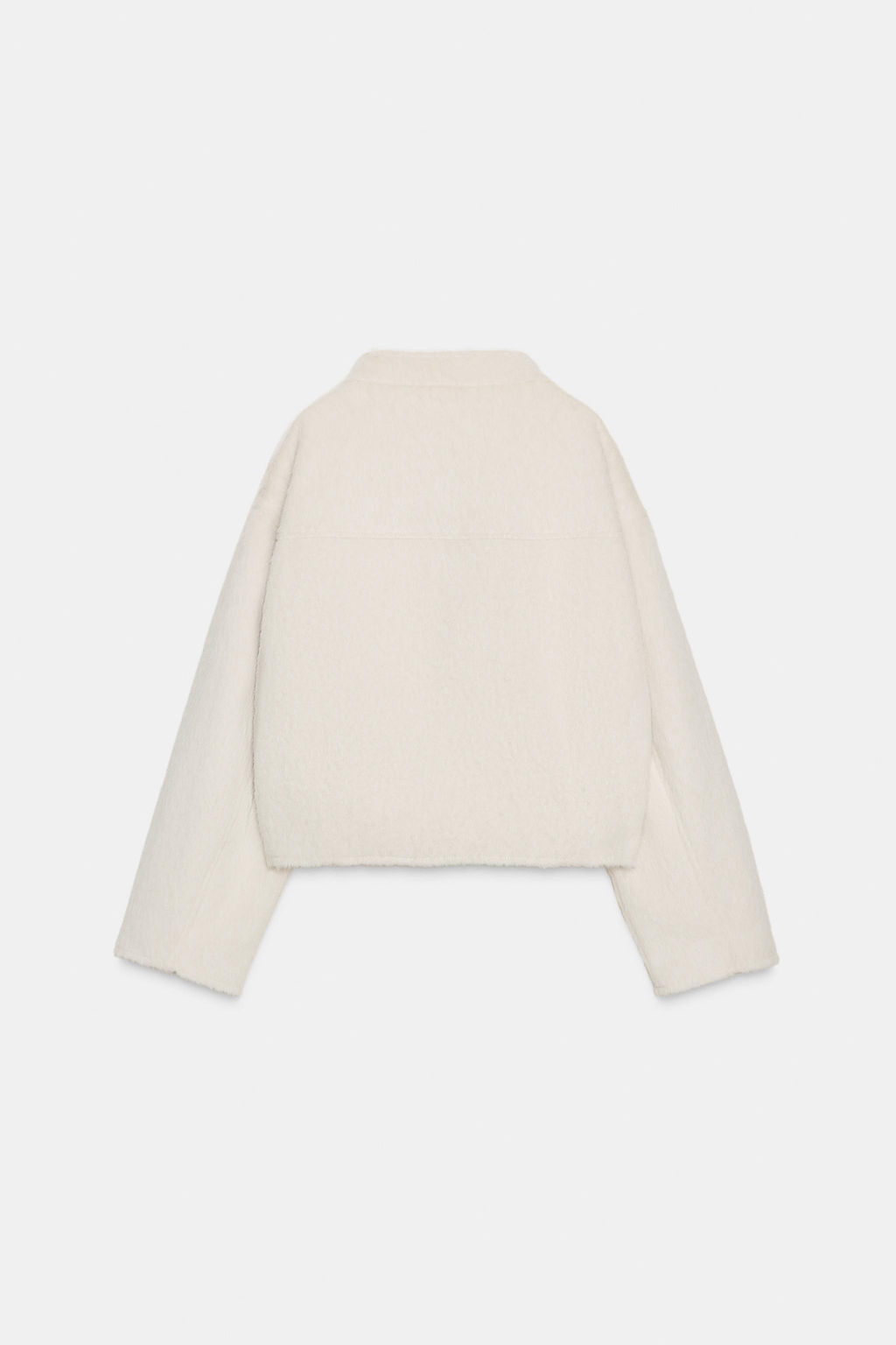 DOUBLE-BREASTED FAUX FUR JACKET - Zara фото 15