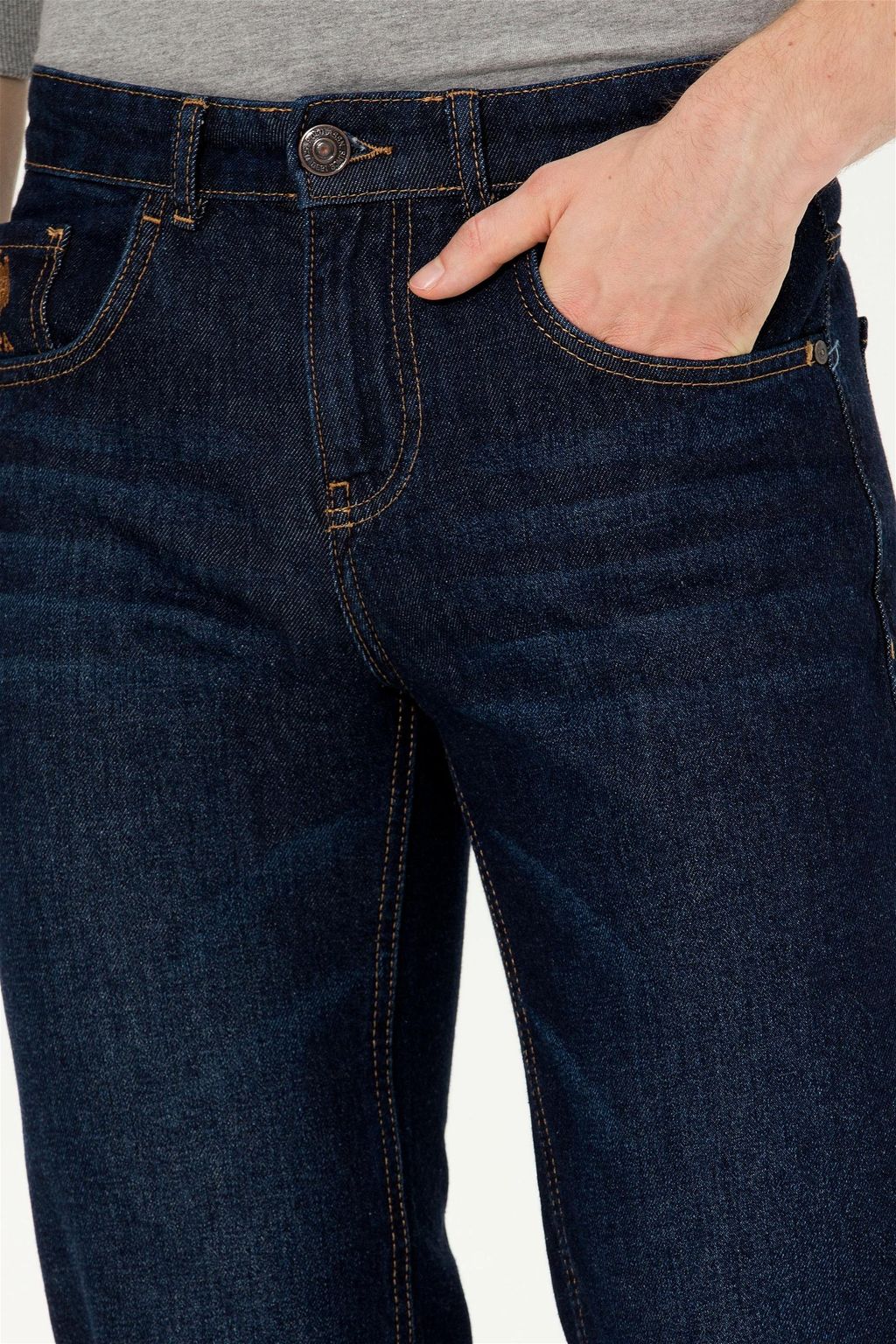 U. S. Polo Assn / Мужские синие джинсовые брюки - U.s. polo assn фото 5