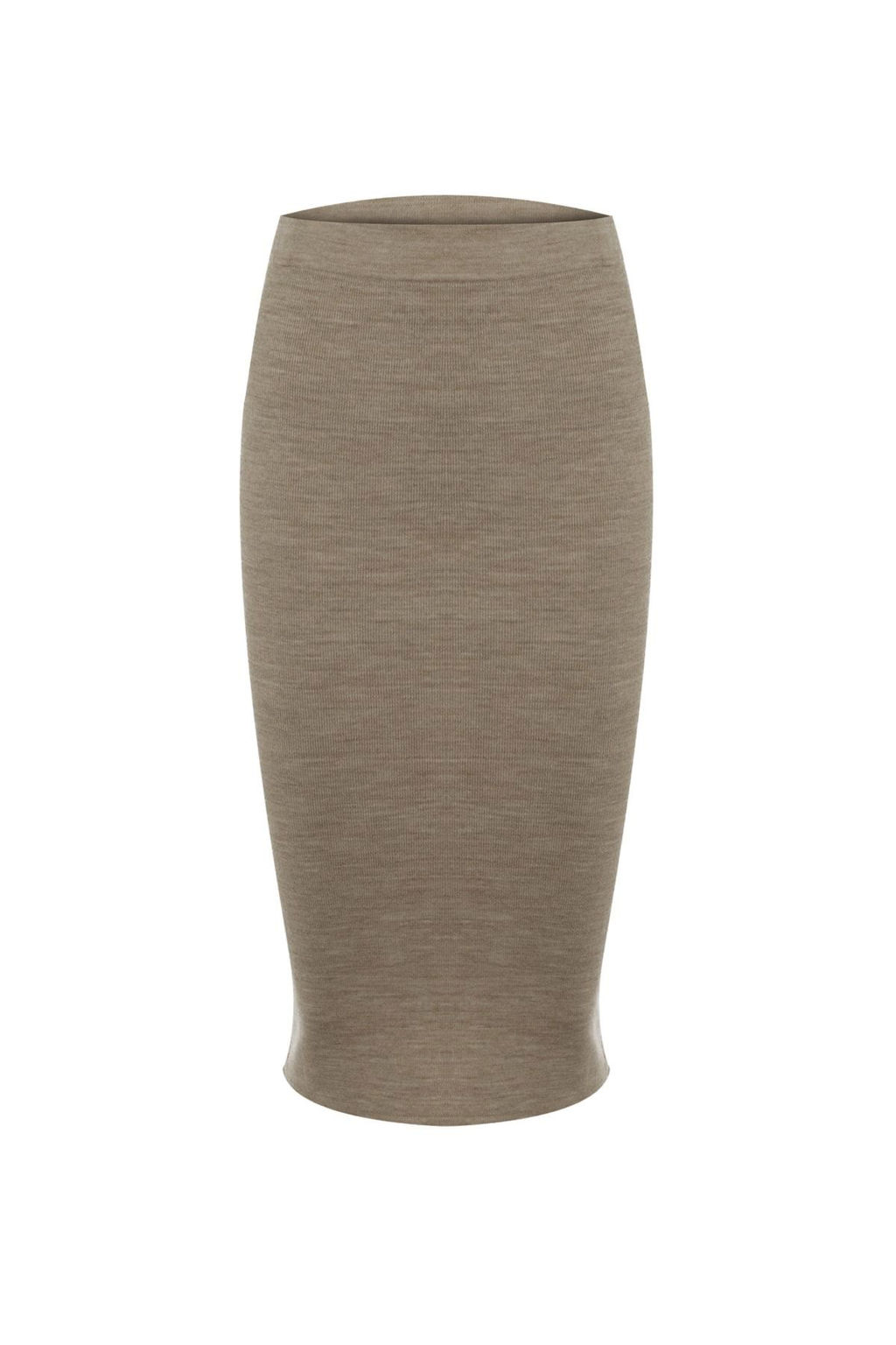 TRENDYOLMILLA Siyah Midi Kalem Triko Etek TWOAW20DU0006  фото 6