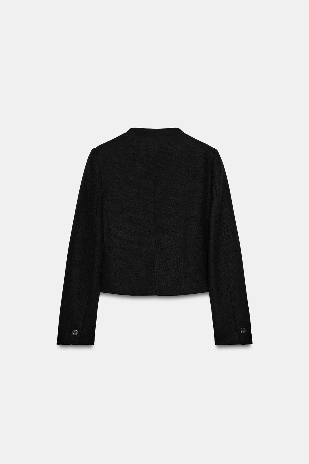 BLAZER CORTA CRUZADA / Negro - Zara фото 8
