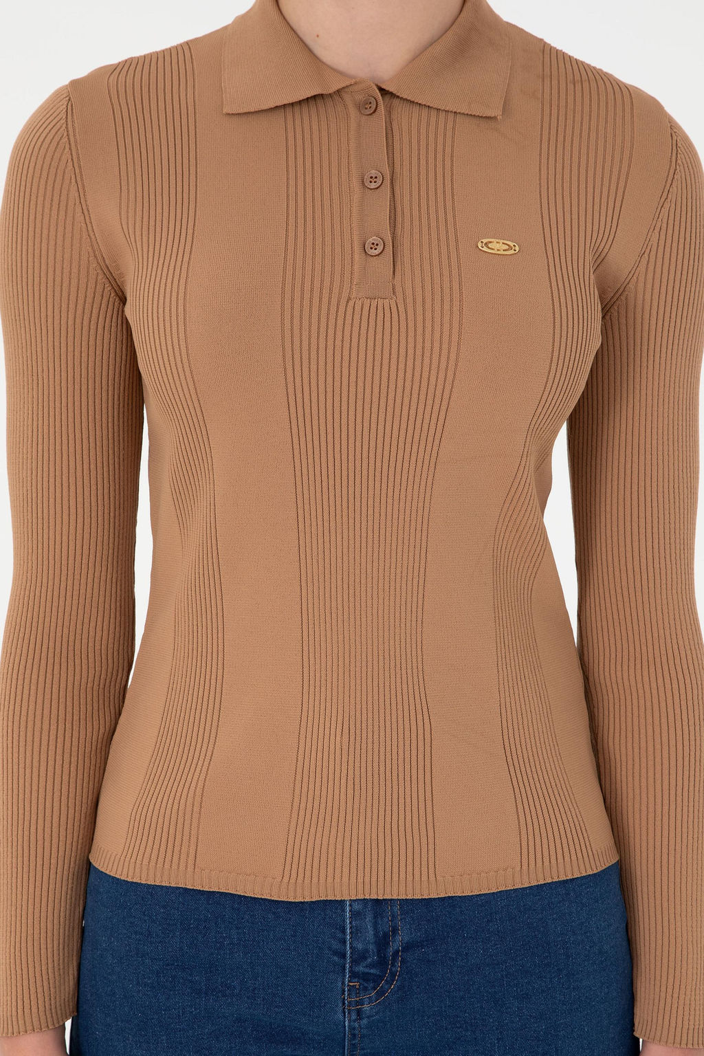 Женский светло-коричневый свитер Неожиданная скидка в корзине - U.s. polo assn фото 6