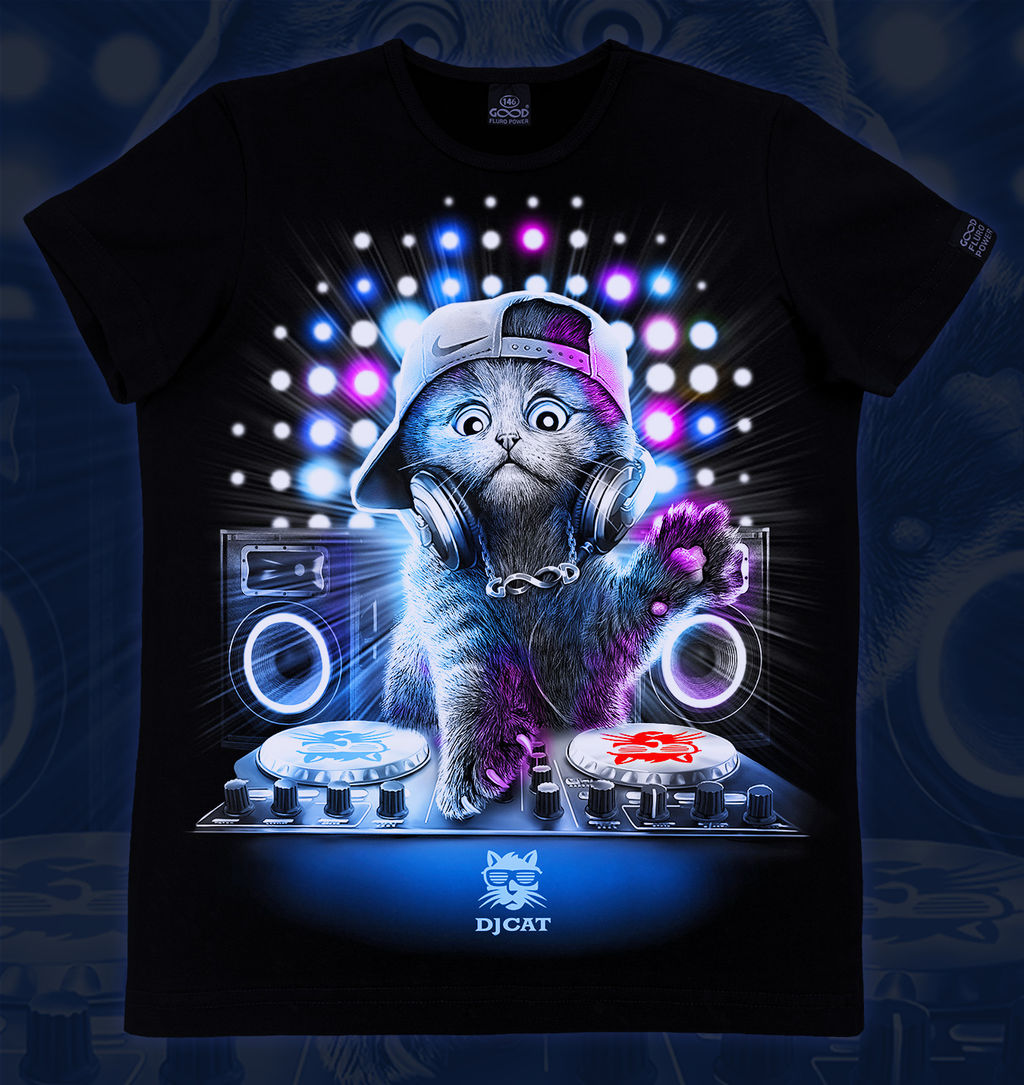 Футболка мужская DJ Cat - Good фото 2