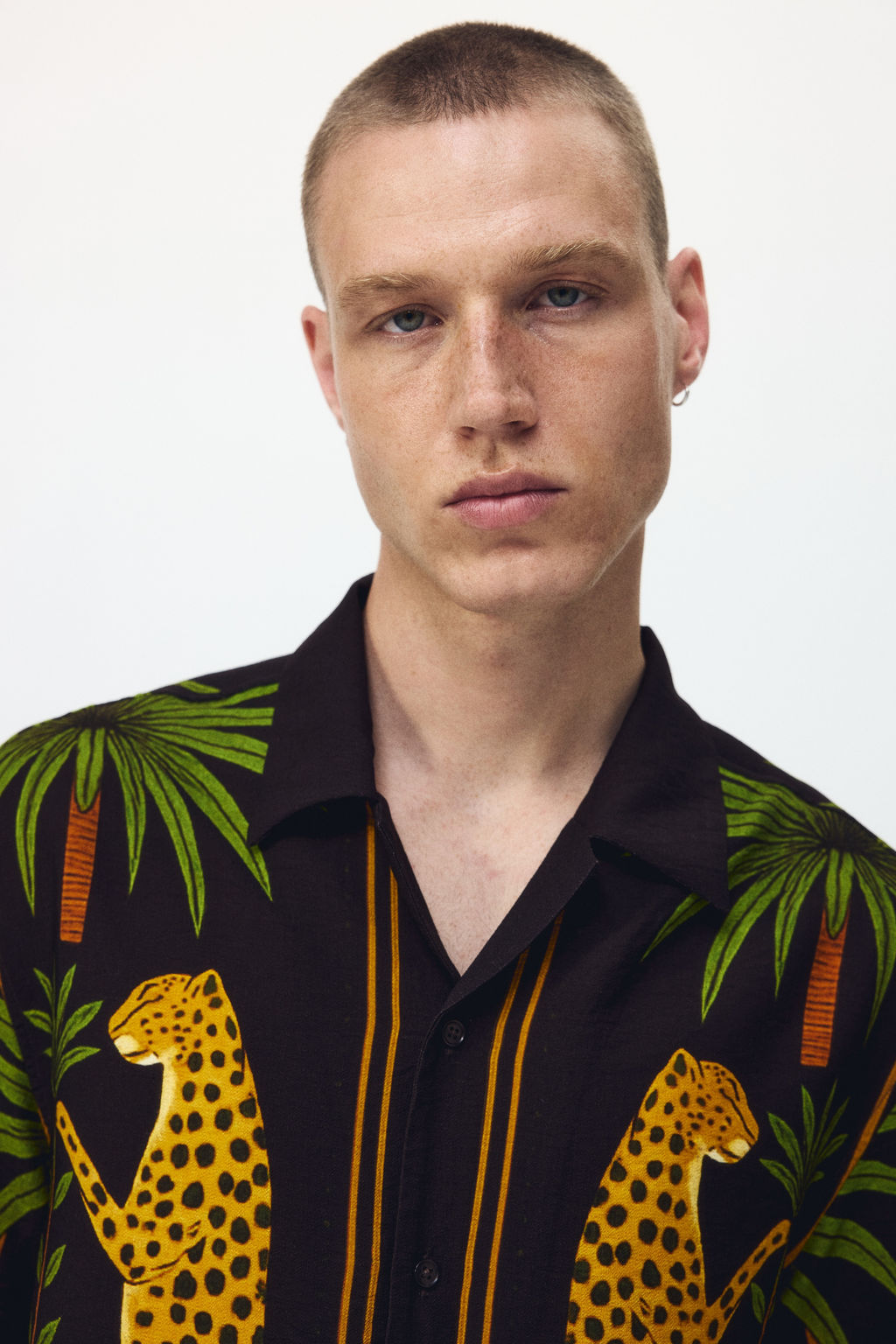 Camisa resort estampada Relaxed Fit - H&m фото 8
