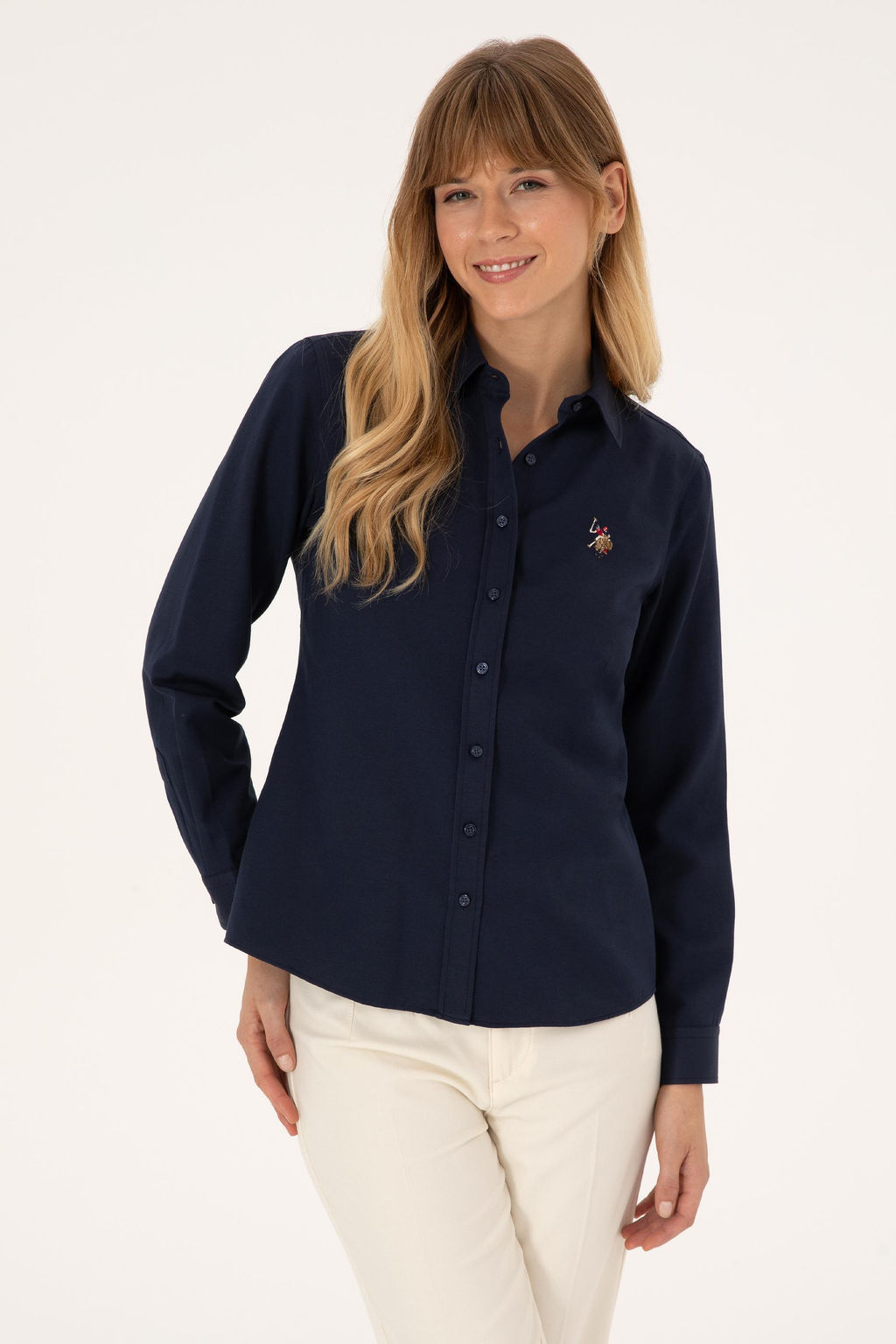 Kad_n Lacivert Uzun Kollu Basic G_mlek - U.s. polo assn фото 8