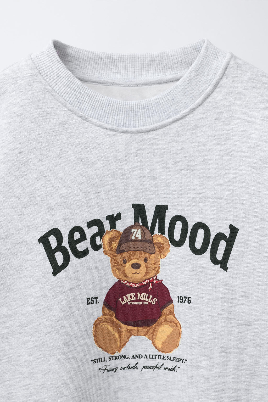 BEAR PRINT SWEATSHIRT - Zara фото 3