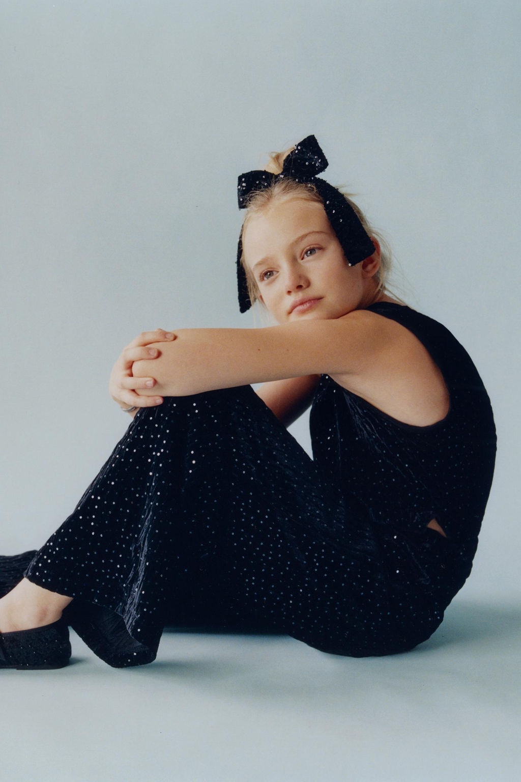 SPARKLY VELVET JUMPSUIT - Zara фото 6