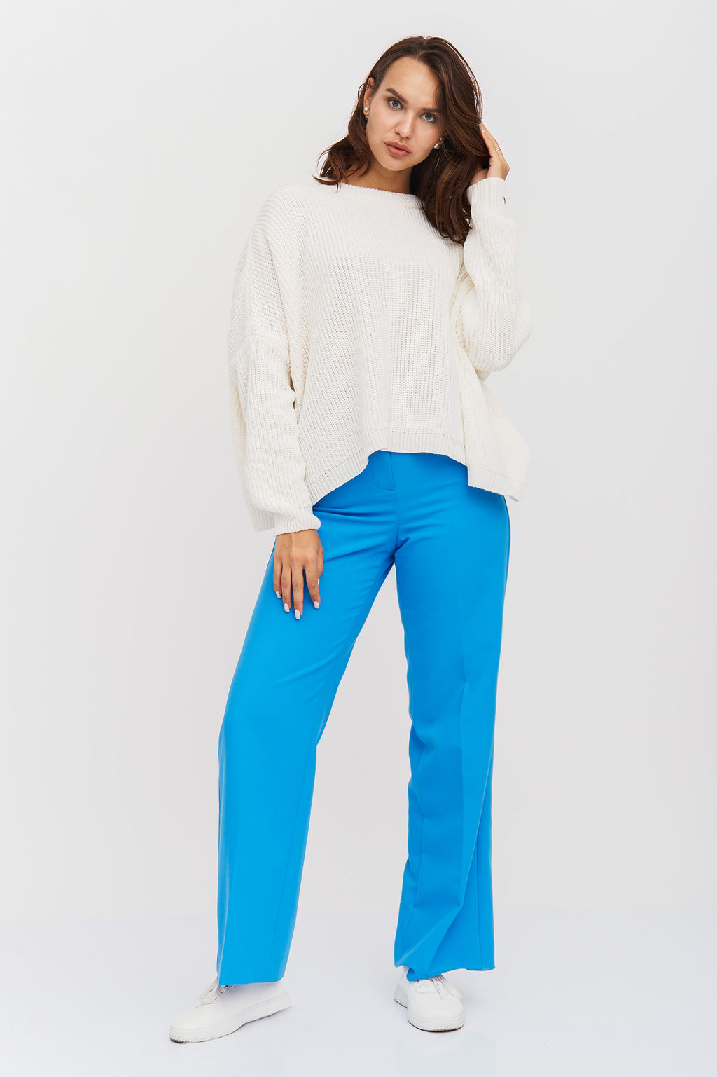 Джемпер 351916/молочный - Злата Стиль фото 4