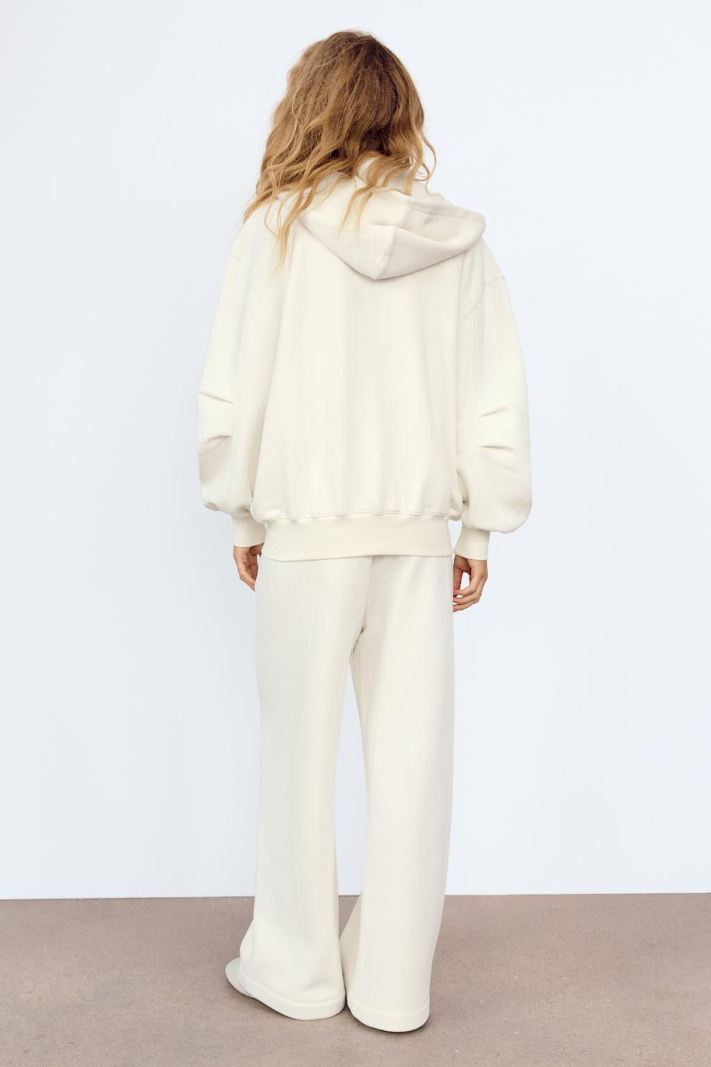 OVERSIZED ZIPPED SWEATSHIRT - Zara фото 6