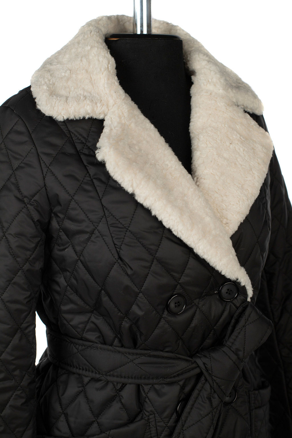 05-2138 Куртка женская зимняя (пояс) - El podio фото 13