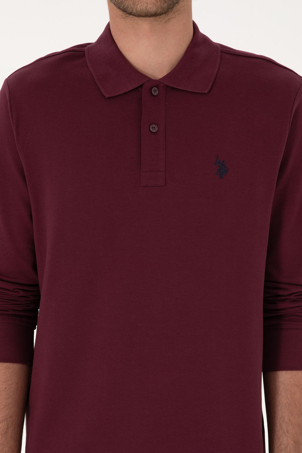 Erkek Bordo Basic Sweatshirt Sepette S_rpriz _ndirim - U.s. polo assn фото 6