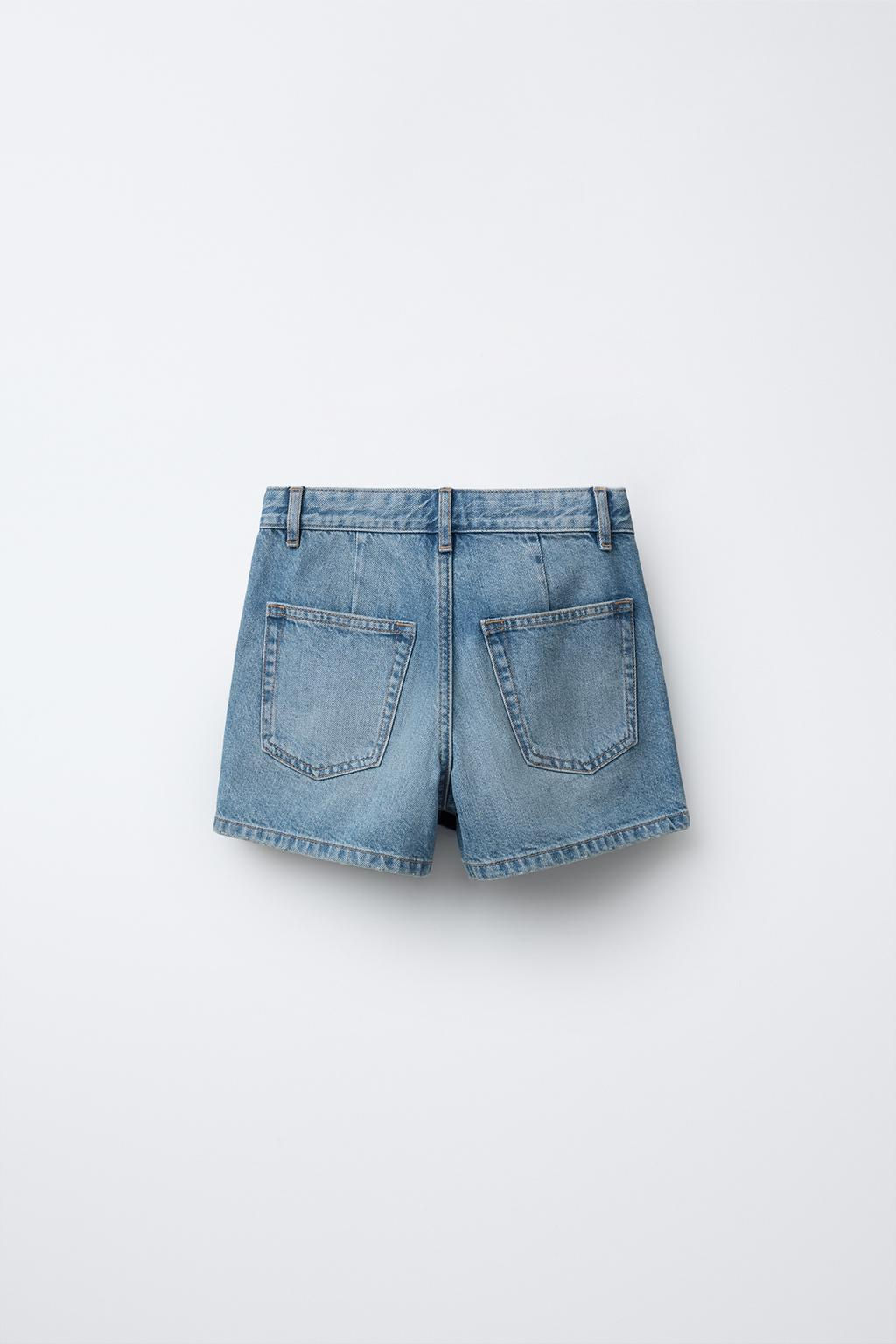 DENIM BERMUDA SKORT - Zara фото 9
