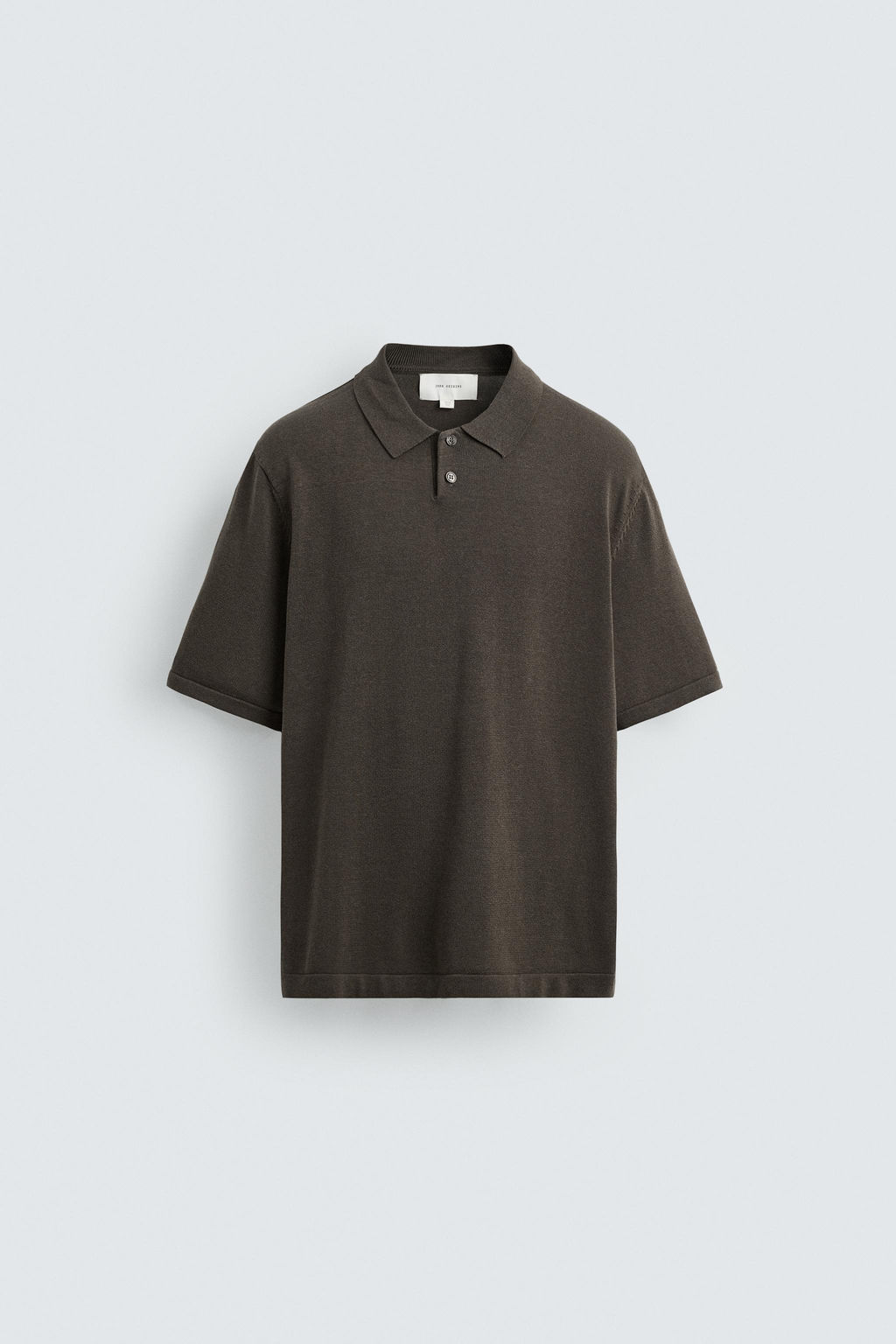 COTTON BLEND KNIT POLO SHIRT - Zara фото 7