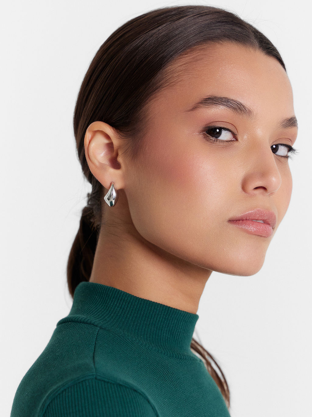 Серьги женские в серебристом цвете - Mark formelle фото 4