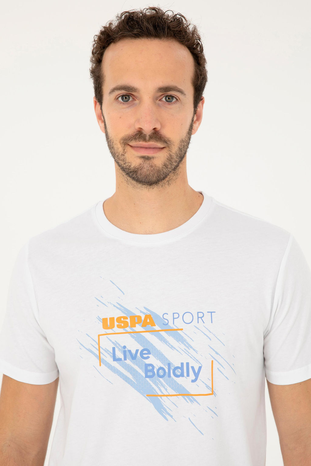 Мужская белая футболка - U.s. polo assn фото 2