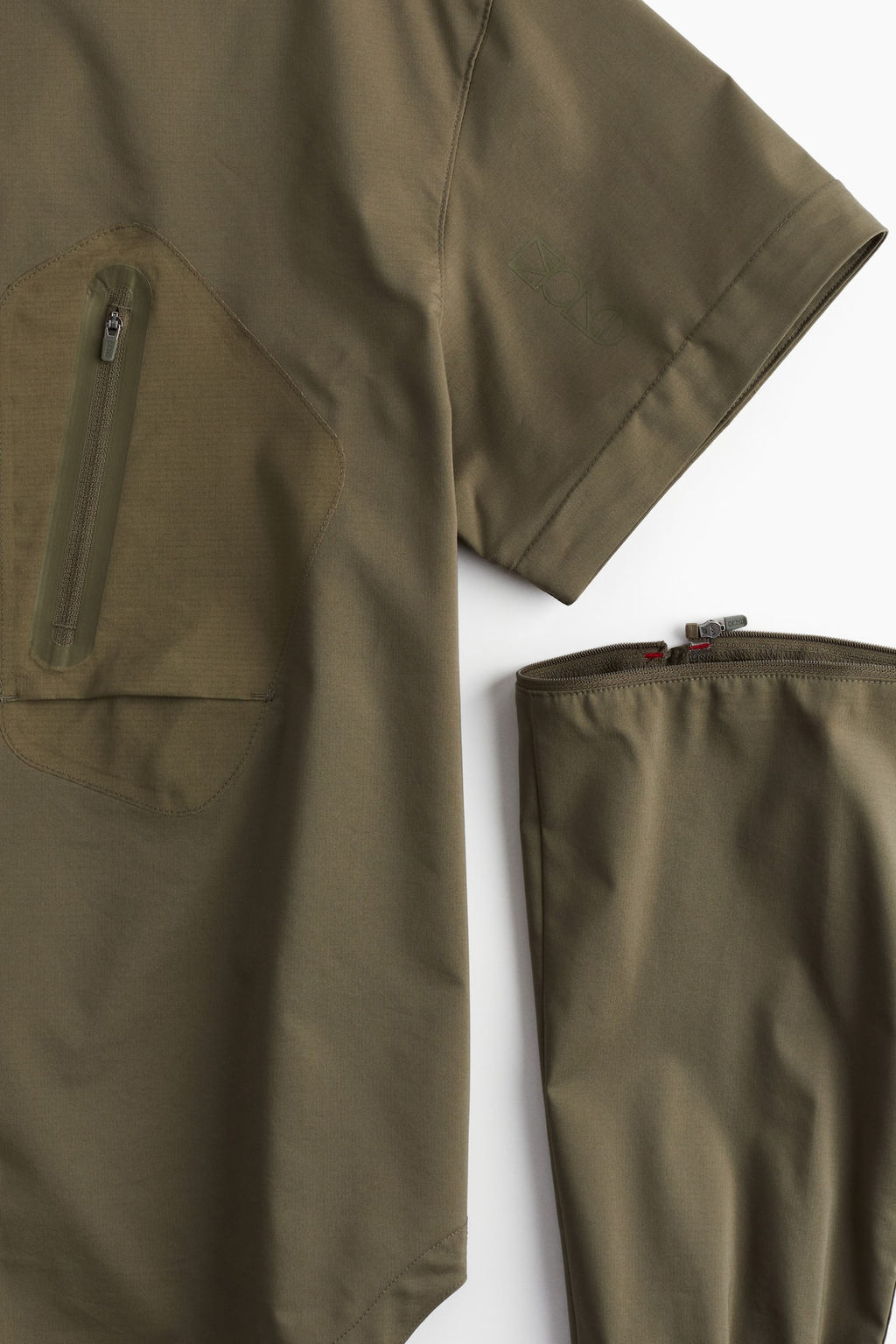 Camisa deportiva zip-off en DryMove Loose Fit - H&m фото 9