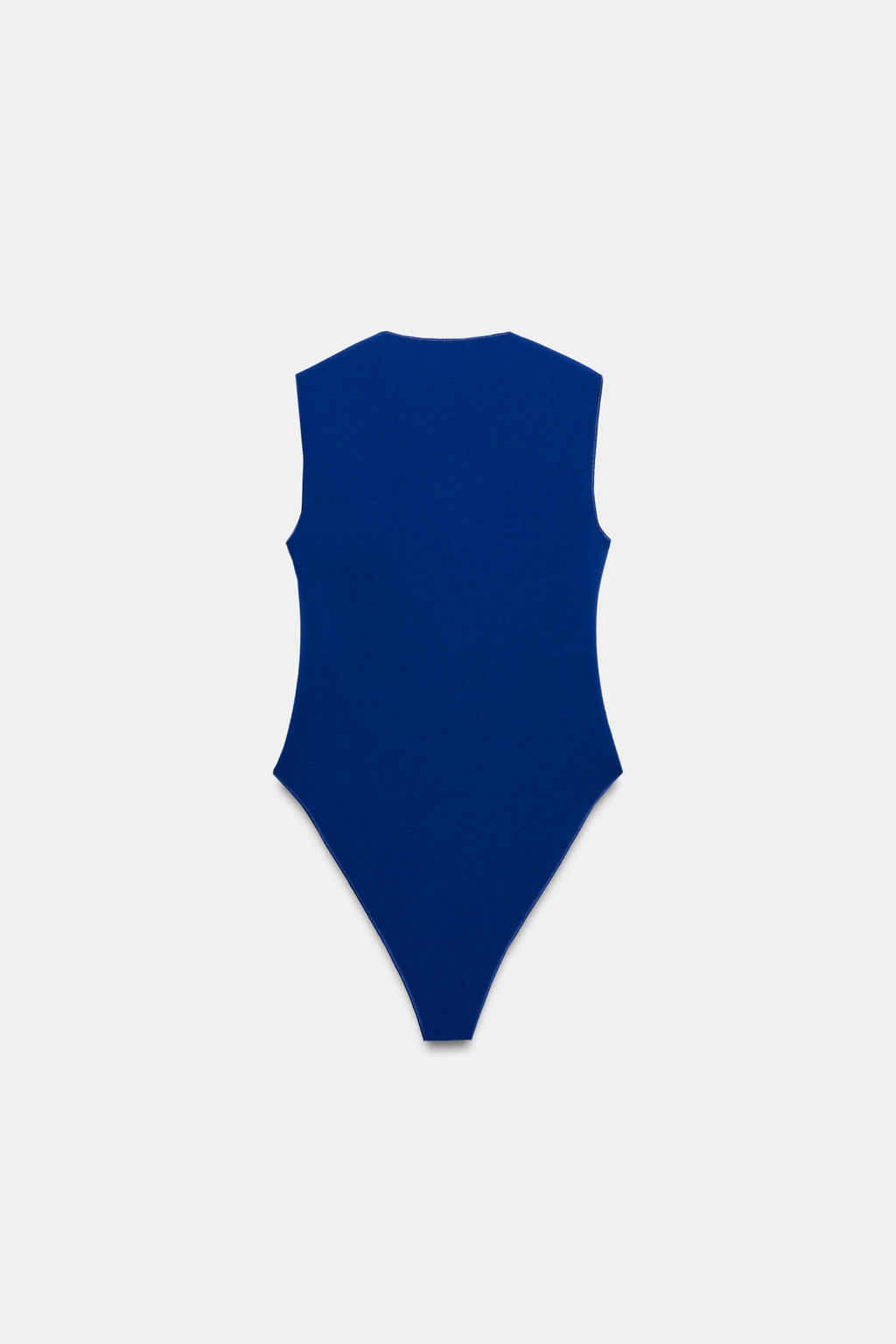 BODY ESCOTE CUADRADO STRETCH / Azul