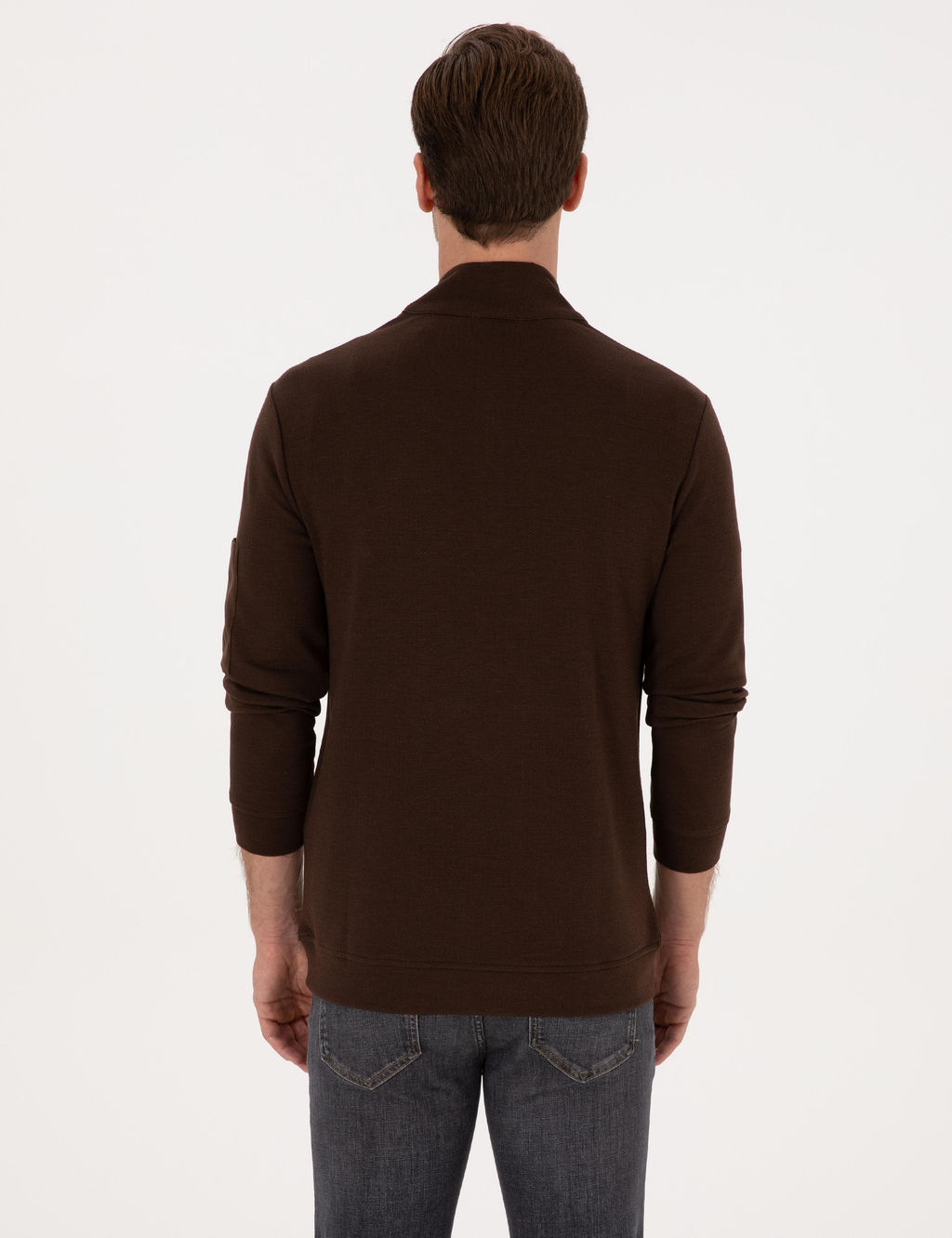 Koyu Kahverengi Regular Fit Sweatshirt - Cacharel фото 5